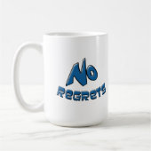 Pas de Regrets café Mug (Gauche)