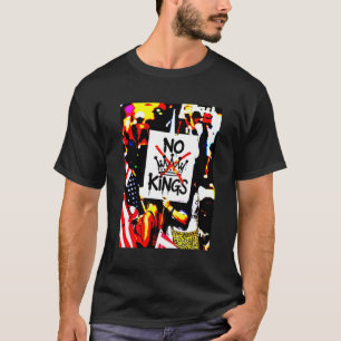 PAS DE ROIS Anti-Trump T-Shirt pour la démocratie