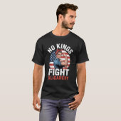 Pas de rois combattent le t-shirt d'oligarchie (Devant entier)