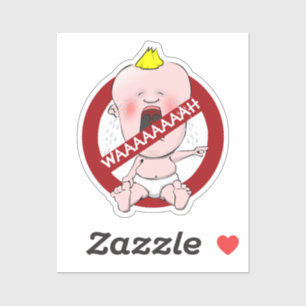 Pas de ronfles ! Sticker pour bébé à sec