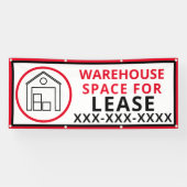 Pas de ruimte van het Pakhuis voor de Omheining va Spandoek (Horizontaal)