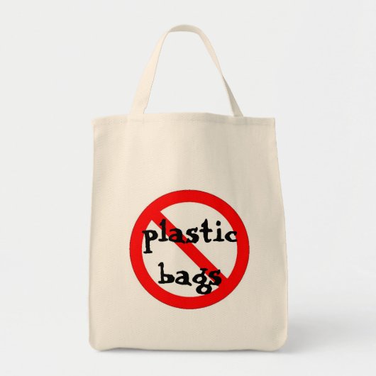 pas de sacs en plastique (Devant)