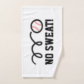 Pas de serviette de bain pour le joueur de basebal (Serviette à main)