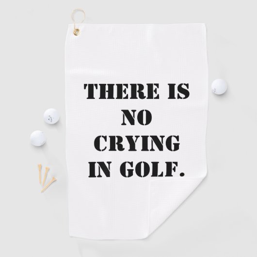 Pas de Serviette de golf en Pleure (En situation)