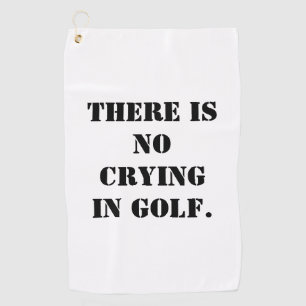 Pas de Serviette de golf en pleurs