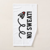 Pas de serviette de sport sueur pour joueur de bad (Serviette à main)