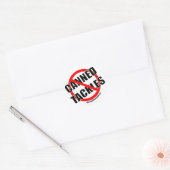 Pas de stickers de chaînes en canne (Enveloppe)