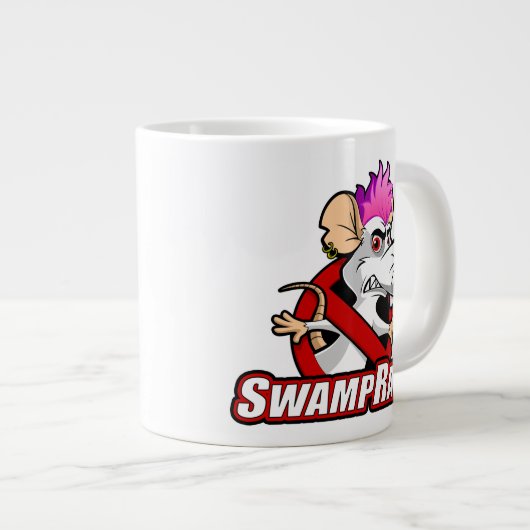 "PAS DE SWAMPRATS" Jumbo Mug (Devant droit)