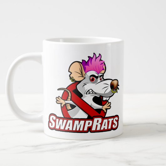 "PAS DE SWAMPRATS" Jumbo Mug (Gauche)