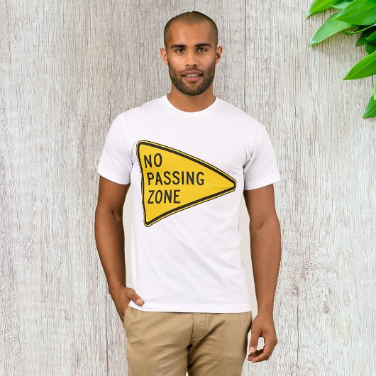 Pas de T-shirt homme de zone de passage