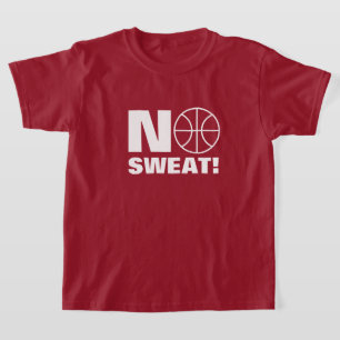 Pas de t-shirt sport enfant en sueur pour joueur d
