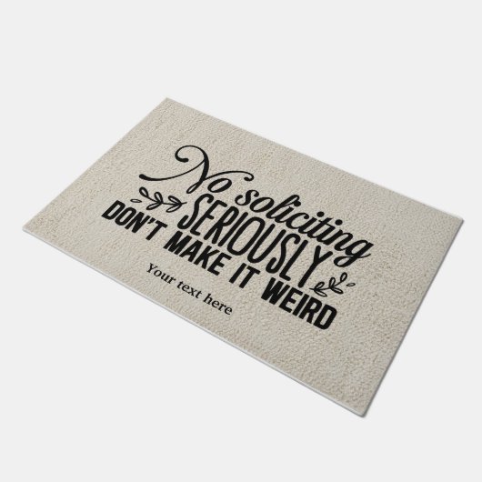 Pas de tapis de porte à solliciter (Incliné)