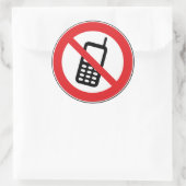 Pas de téléphones portables autorisés Stickers (Sac)