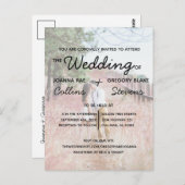 Pas De Thème, Juste Aimer Carte Postale Faire-part (Devant / Derrière)