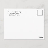 Pas De Thème, Juste Aimer Carte Postale Faire-part (Dos)