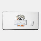 Pas de tours juste des friandises Halloween Chien (Clavier et souris)