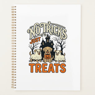 Pas de tours juste des friandises Halloween Chien