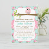 Pas de Uitnodiging van het Rode Baby shower van de (Staand voorkant)