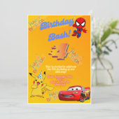 Pas de verjaardagskaart van uw kleine aan kaart (Staand voorkant)