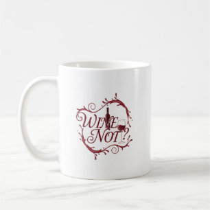 Pas de vin ? Élégante Mug À Thème Vin