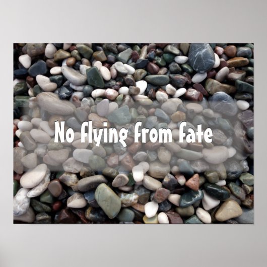 Pas de vol à partir d'une affiche de motivation du (Devant)