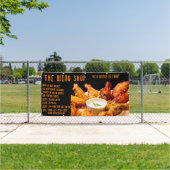 Pas Delicious Chicken Wings Restaurant Large aan Spandoek (Insitu)