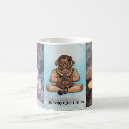 Pas d'endroit comme Om - Coffee Mug Tea Cup (Centre)