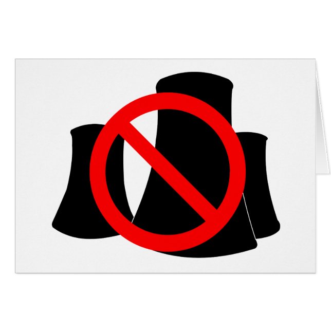 Pas d'énergie nucléaire (Devant horizontal)