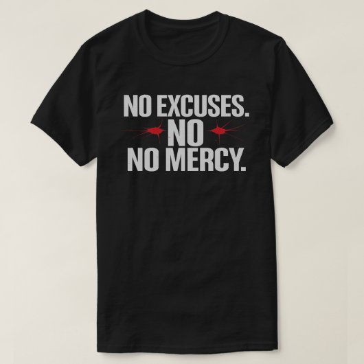Pas D'Excuse Non Merci - T-Shirt De Salle De Sport (Design devant)