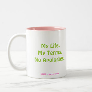 Pas d'excuses Mugs par MDillon Designs