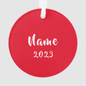 Pas deze kleurenhandgreep aan ornament (achterkant)