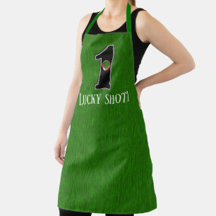 Pas deze Lucky Golfer Hole in één ontwerp aan! Schort