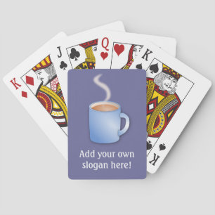 Pas deze Mok van grafische koffie aan Speelkaarten