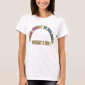 Pas d'inclusion sans U et I Rainbow T-Shirt (Devant)