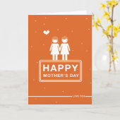 Pas directement carte du "jour de mère" de (Fleur jaune)