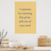 Pas dit aan! Voeg je kunst of foto toe Poster (Keuken)