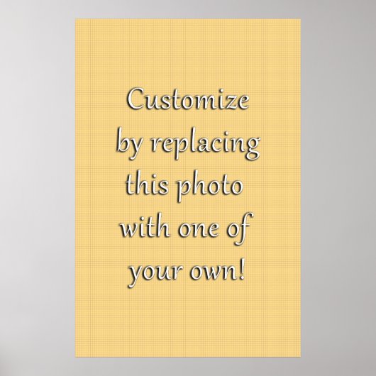 Pas dit aan! Voeg je kunst of foto toe Poster (Voorkant)