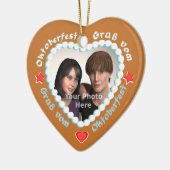 Pas dit Duitse stijlbrood-hart aan Keramisch Ornament (Links)