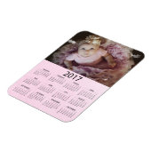 Pas dit Roze 2017 Mini Calendar aan Magneet (Linkerzijde)