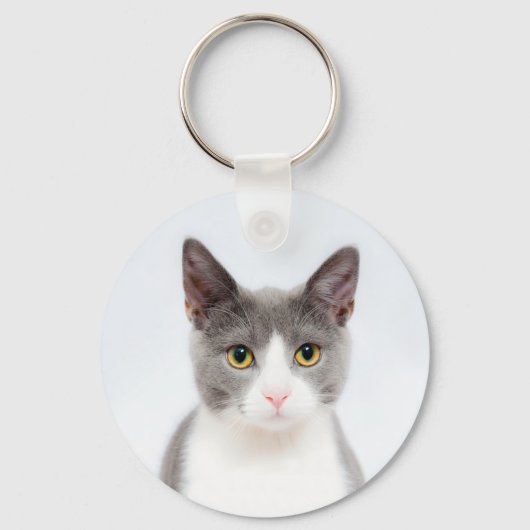 Pas dit Sleutelhanger Cute Cat aan met uw Kat (Voorkant)