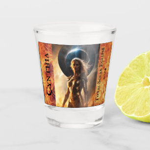 Pas dit souvinier shot glas met ontvanger