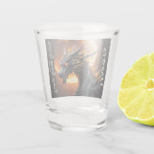 Pas dit souvinier shot glas met ontvanger (Achterkant)