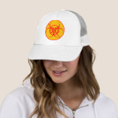 Pas d'OGM Casquettes Bio Hazard Pas d'OGM Trucker  (En situation)