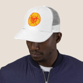 Pas d'OGM Casquettes Bio Hazard Pas d'OGM Trucker  (En situation)