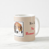 Pas d'os Grouchy Chien Mug Café (Devant droit)