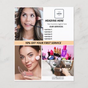 Pas Edite schoonheidsflyer aan Flyer