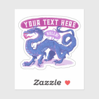 Pas een Dragon Sticker geweldig cadeau aan