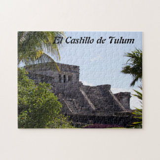 Pas El Castillo de Tulum aan - Maya ruïnes Legpuzzel