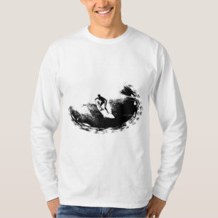 Pas Elegante Moderne Surfer Trendy Sjabloon aan T-shirt
