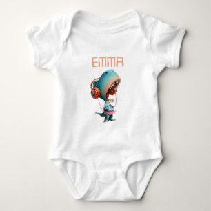 Pas Emma Gamer Baby Body aan Romper